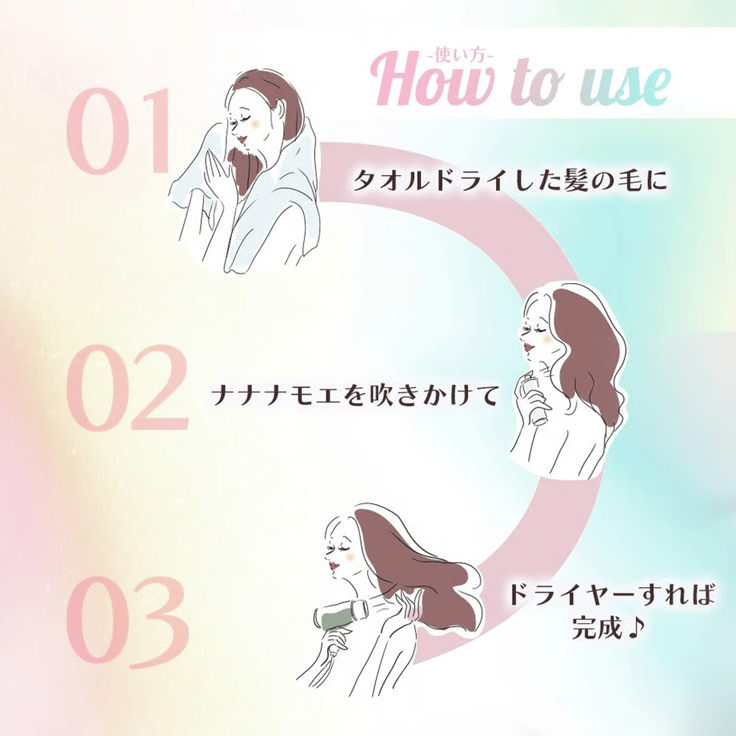 タオルドライの画像