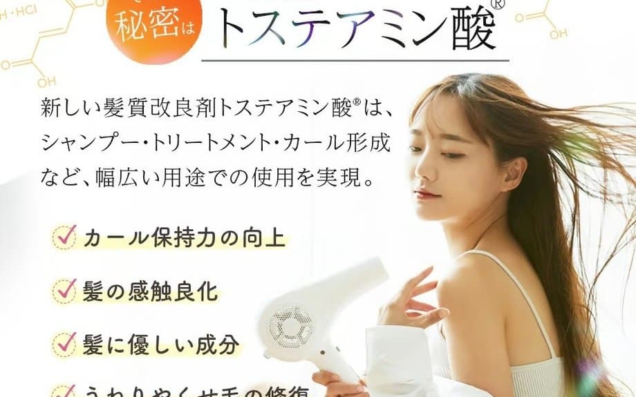 新成分トステアミン酸が、髪の内側から整えるの画像